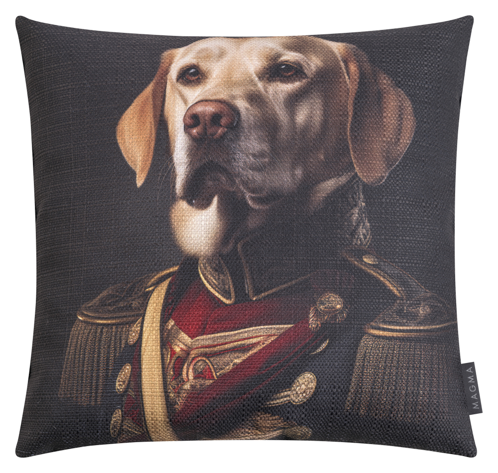 Magma Kissenhülle Snobby 'Hund' 45 x 45 cm Schwarz